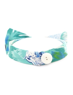 RAS DE COU FANNY & LILI NOEUD VERT ET BLEU