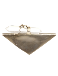 BROCHE TRIANGLE CRISTAL VINTAGE