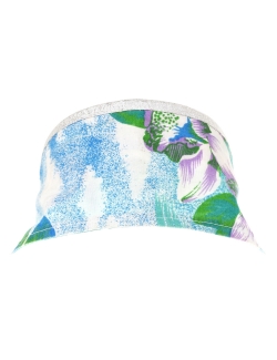 COL FANNY & LILI TISSUS VERT ET BLEU