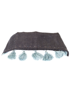 COL FANNY & LILI JEANS POMPONS BLEU