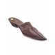 BABOUCHE MINELLI MARRON CUIR T40